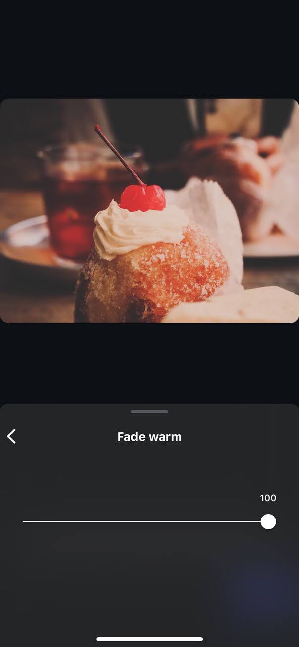 Fade warm